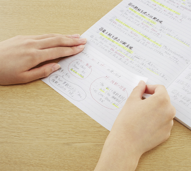 キャンパスまとめがはかどるふせん_使い方02