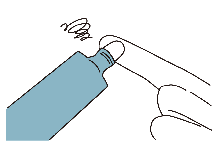 でんぷんのりは手が汚れるし、ムラになりやすい…