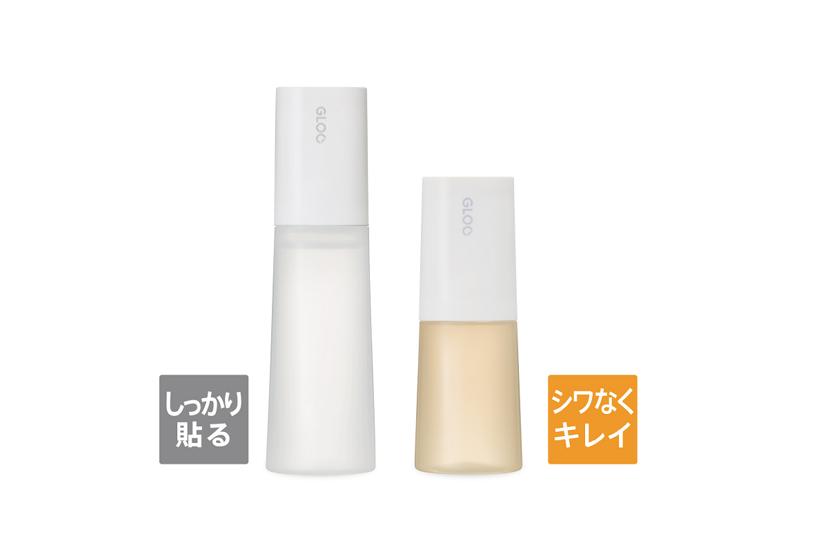 GLOO液体のり選べる2タイプの画像
