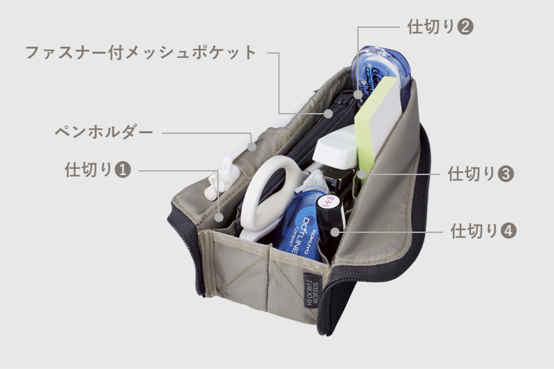 ネオクリッツワークサス　ポケットがたくさんついている