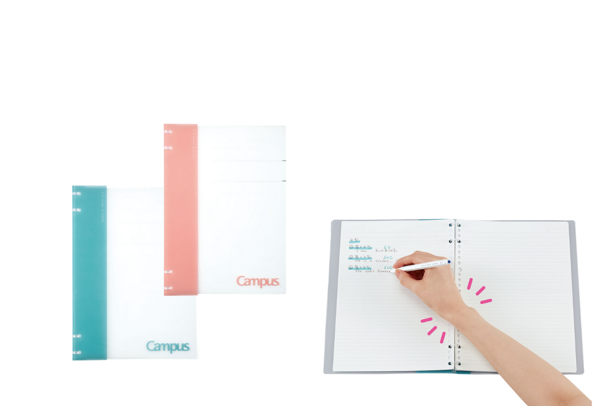 ノートのように使えるバインダー