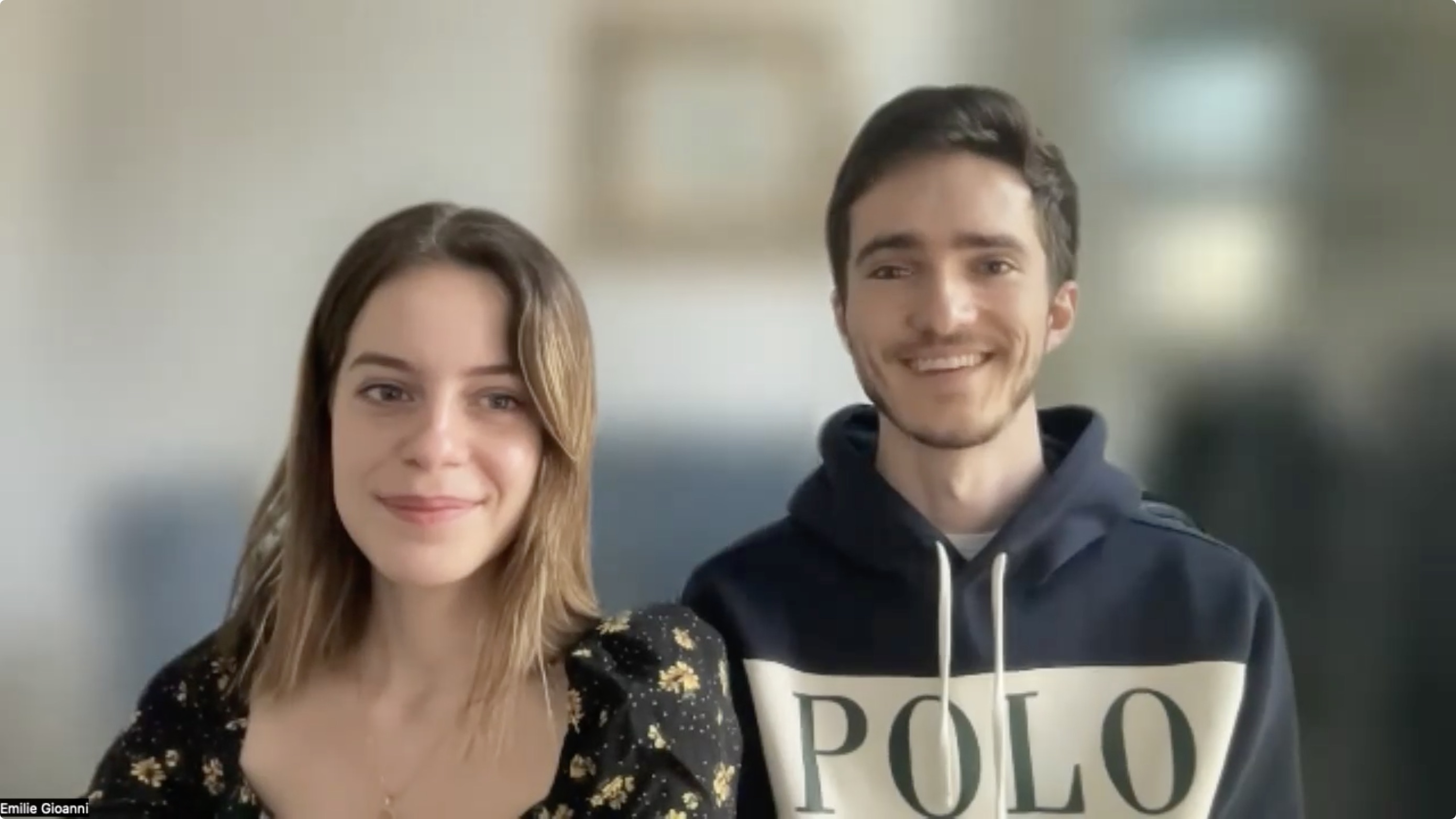 Emilie-Marie GioanniさんとJoseph Chataignerさん