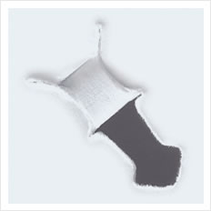 The stapler makes two incisions in the paper, folds them back, then staples the paper together