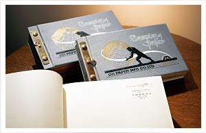 Ōji Paper Company’s books of paper samples entitled “KOKUYO Ledger Paper.”