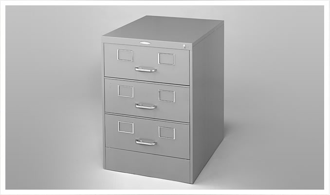 Kokuyo's first steel product: This filing cabinet came on the market in 1960.
