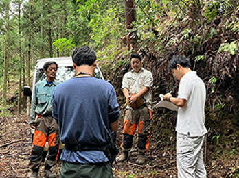 An FSC certification audit in progress(photo taken during 2023 audit)