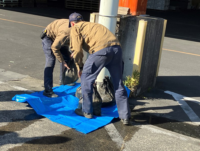 Emergency drill (for discharge event)