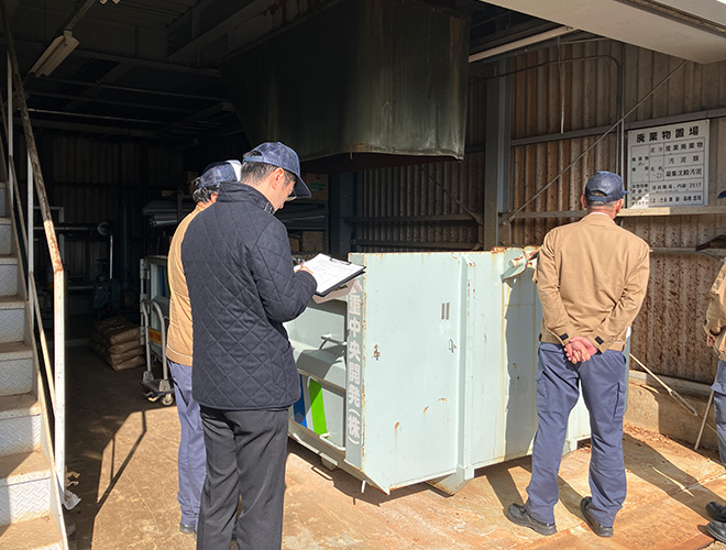 ISO14001 audit(KOKUYO’s Mie Plant)