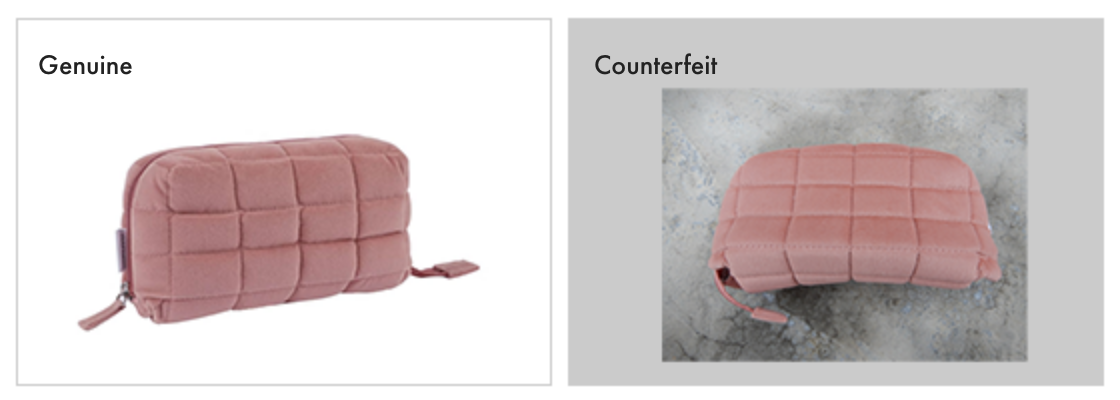 Counterfeit of Nemunemu (pencil case) in China