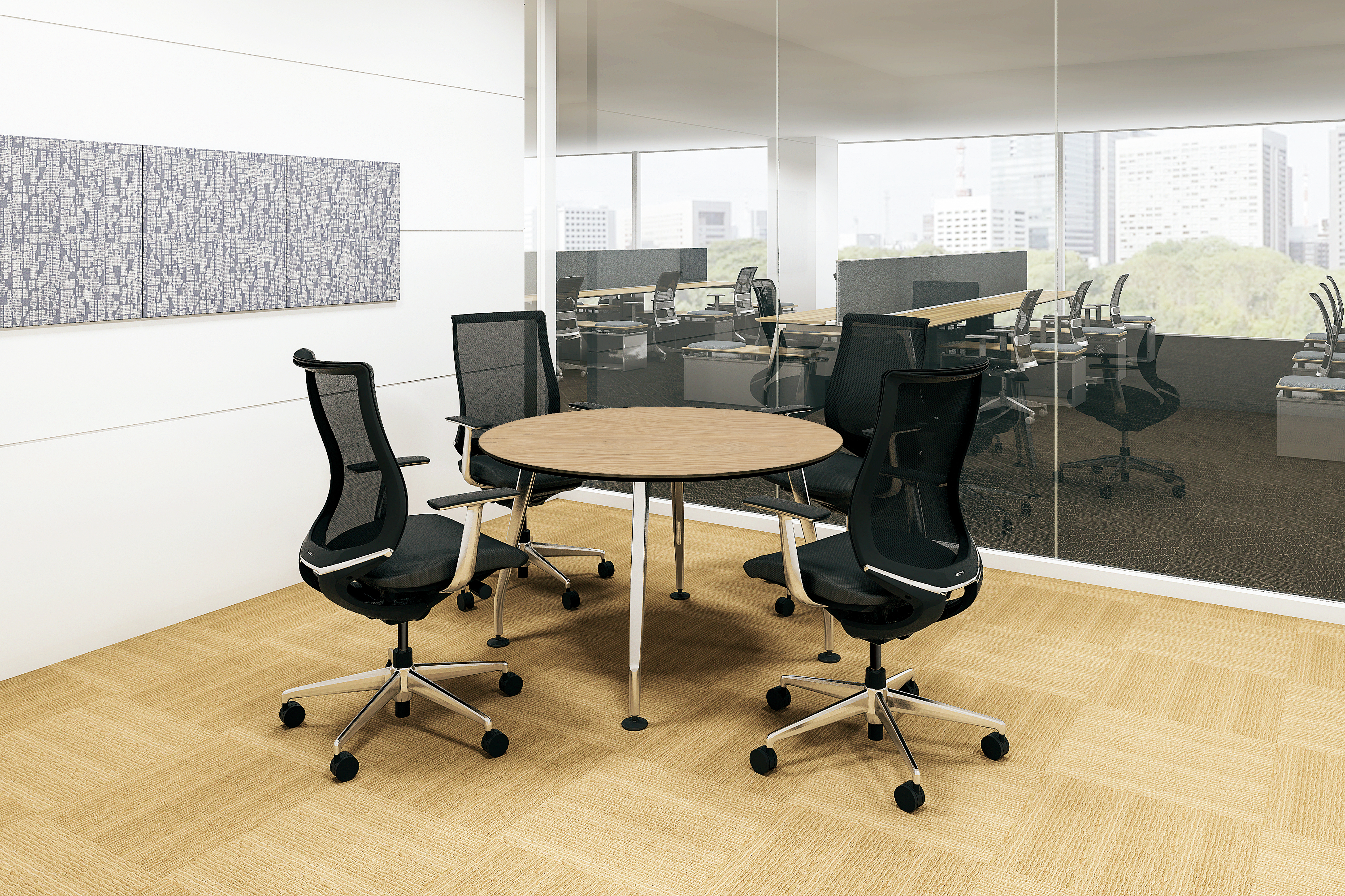 コクヨ(KOKUYO)SAIBI(サイビ) DSX-WD1507-PMPAW3 SAIBI | Workstations & Desks [KOKUYO Furniture]