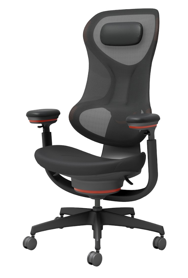 Black black chair