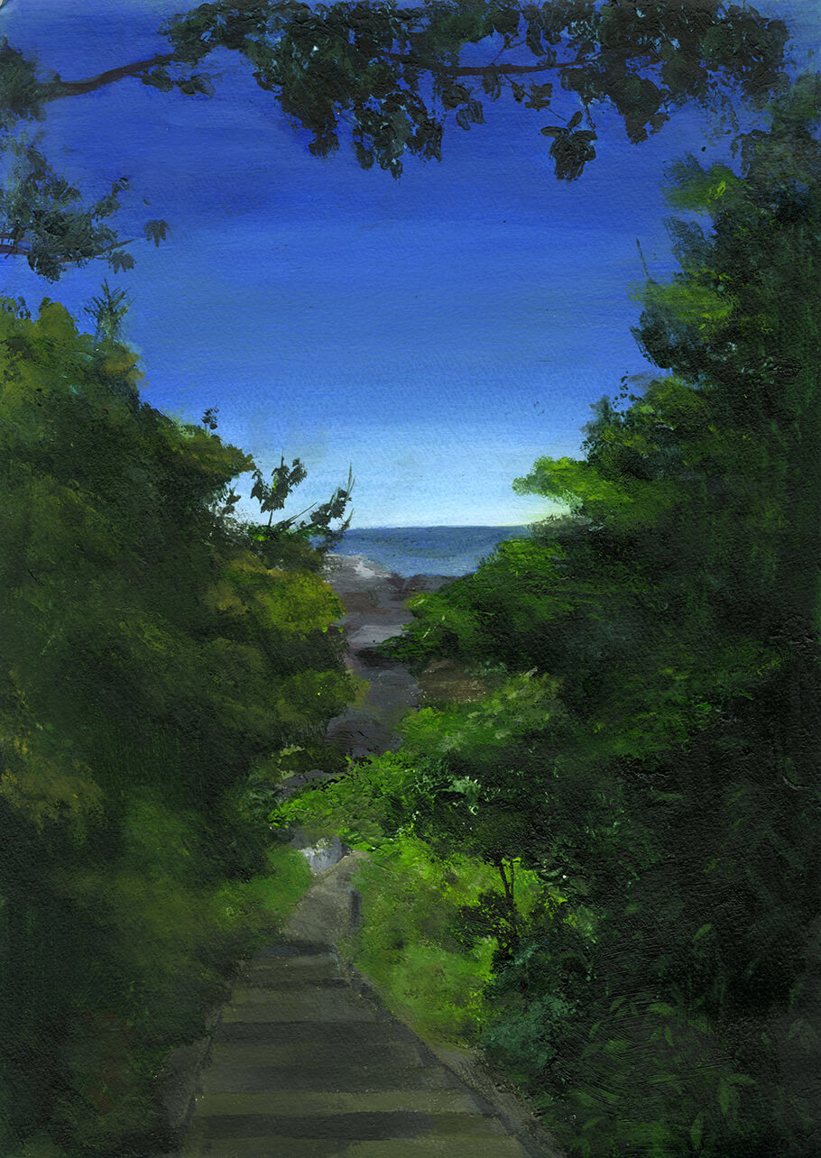 目線が上がって