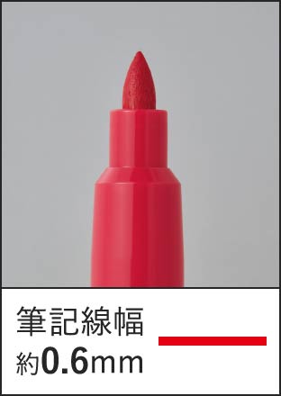 PM-R100R 筆記線幅:約0.6mm