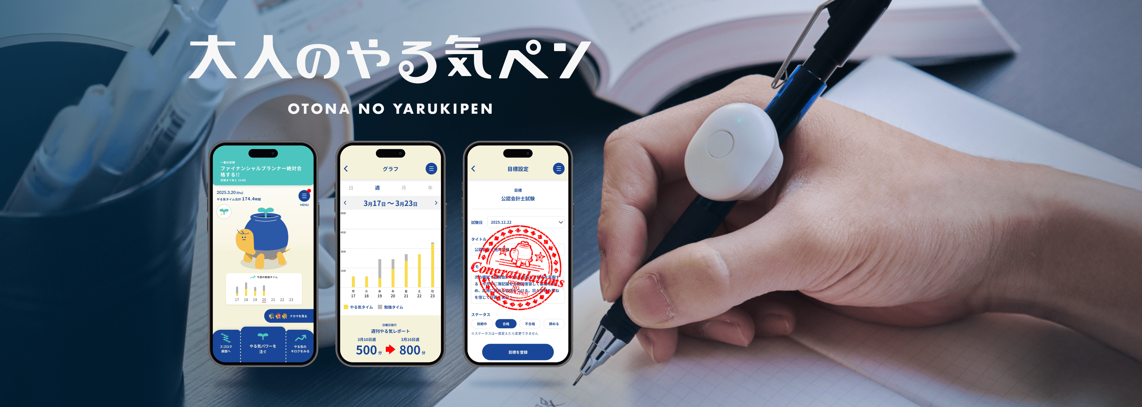 大人のやる気ペン｜文具｜コクヨ