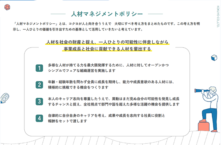 人材マネジメントポリシー