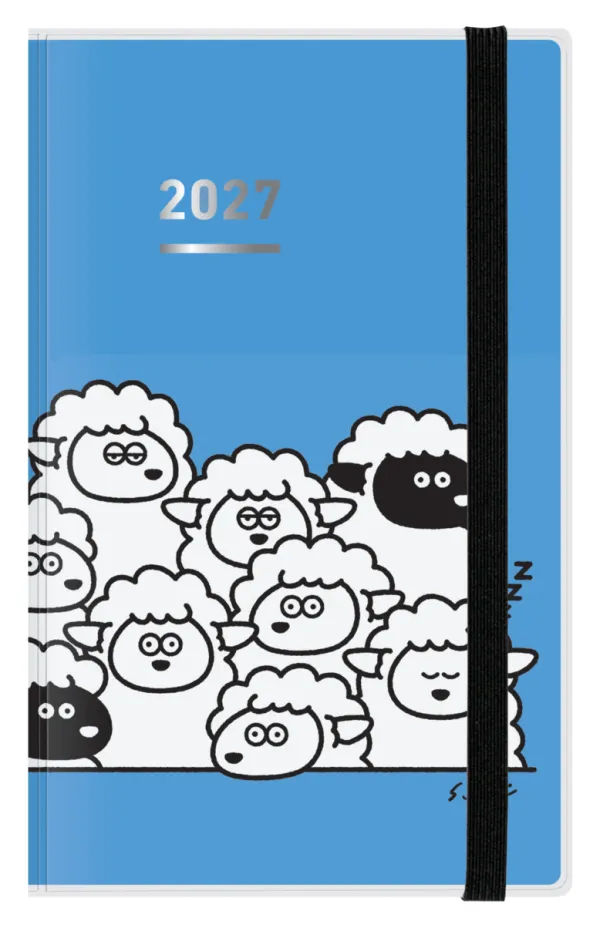 コクヨ ジブン手帳2027（ファーストキット）A5スリム 1月始まり 羊ブルーの商品画像