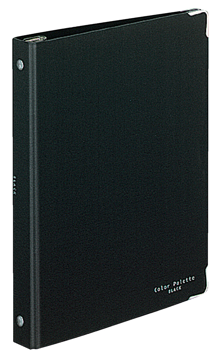 カラーパレット ミドルタイプバインダーノート A4-S 30穴 100枚収容