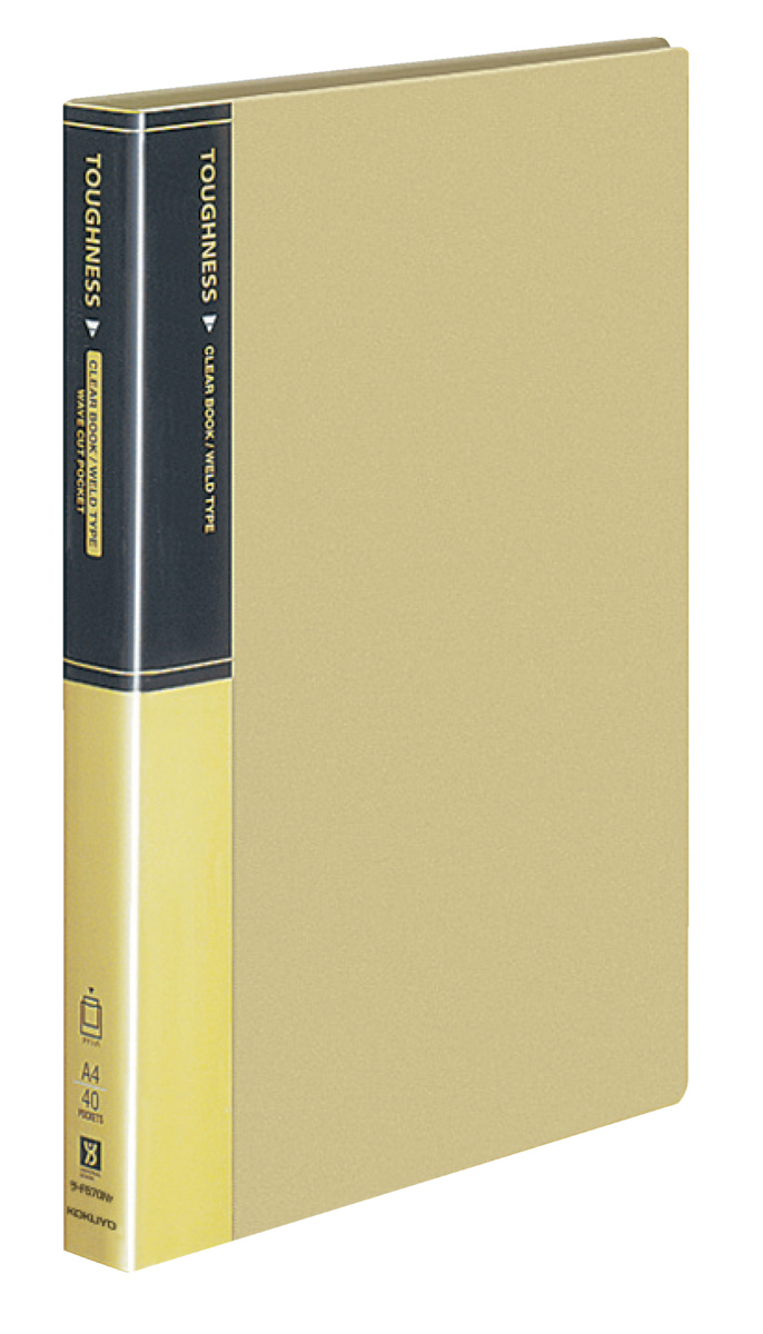 タフネス クリヤーブック固定式 A4-S 20枚 青｜文具｜コクヨ