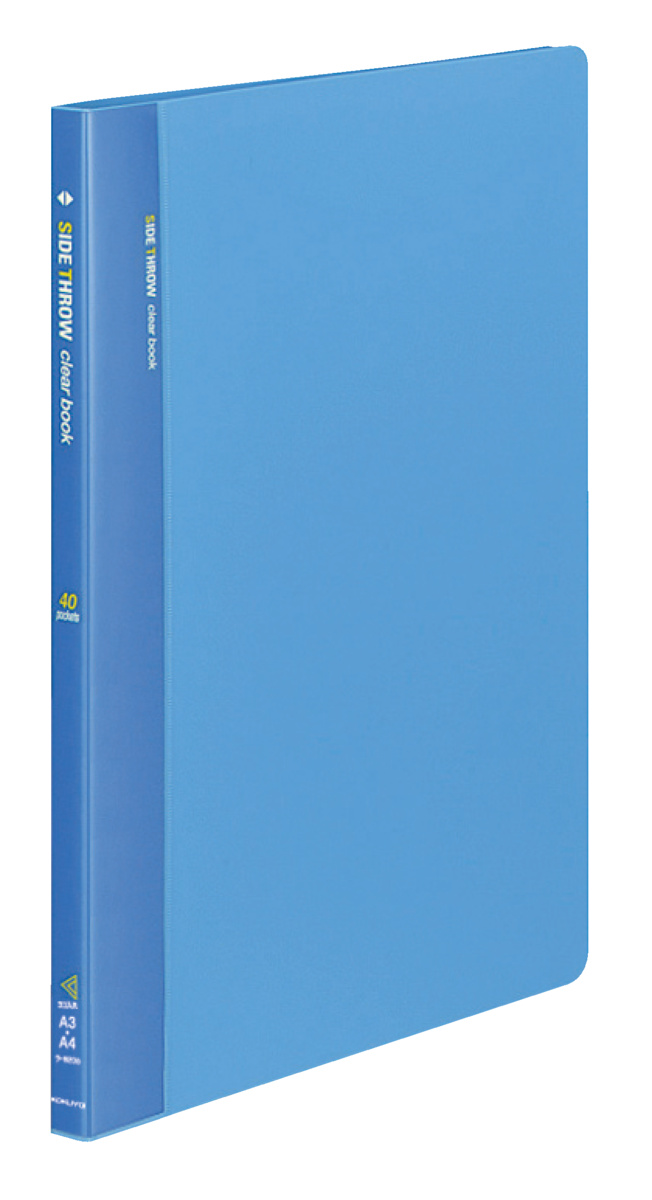 サイドスロークリヤーブック固定式 A3-S 20枚,40ポケット 青｜文具｜コクヨ