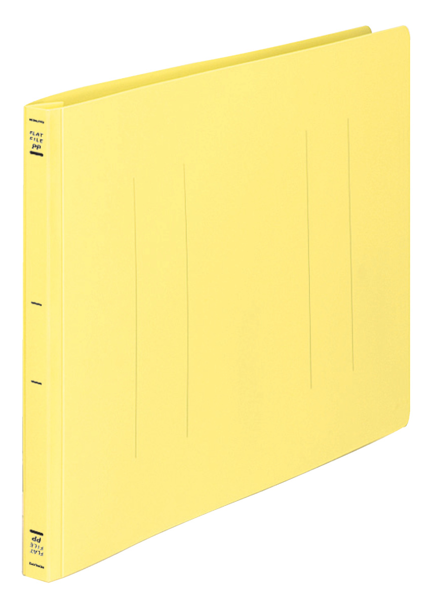 フラットファイルPP A4横 15mmとじ 2穴 緑｜文具｜コクヨ