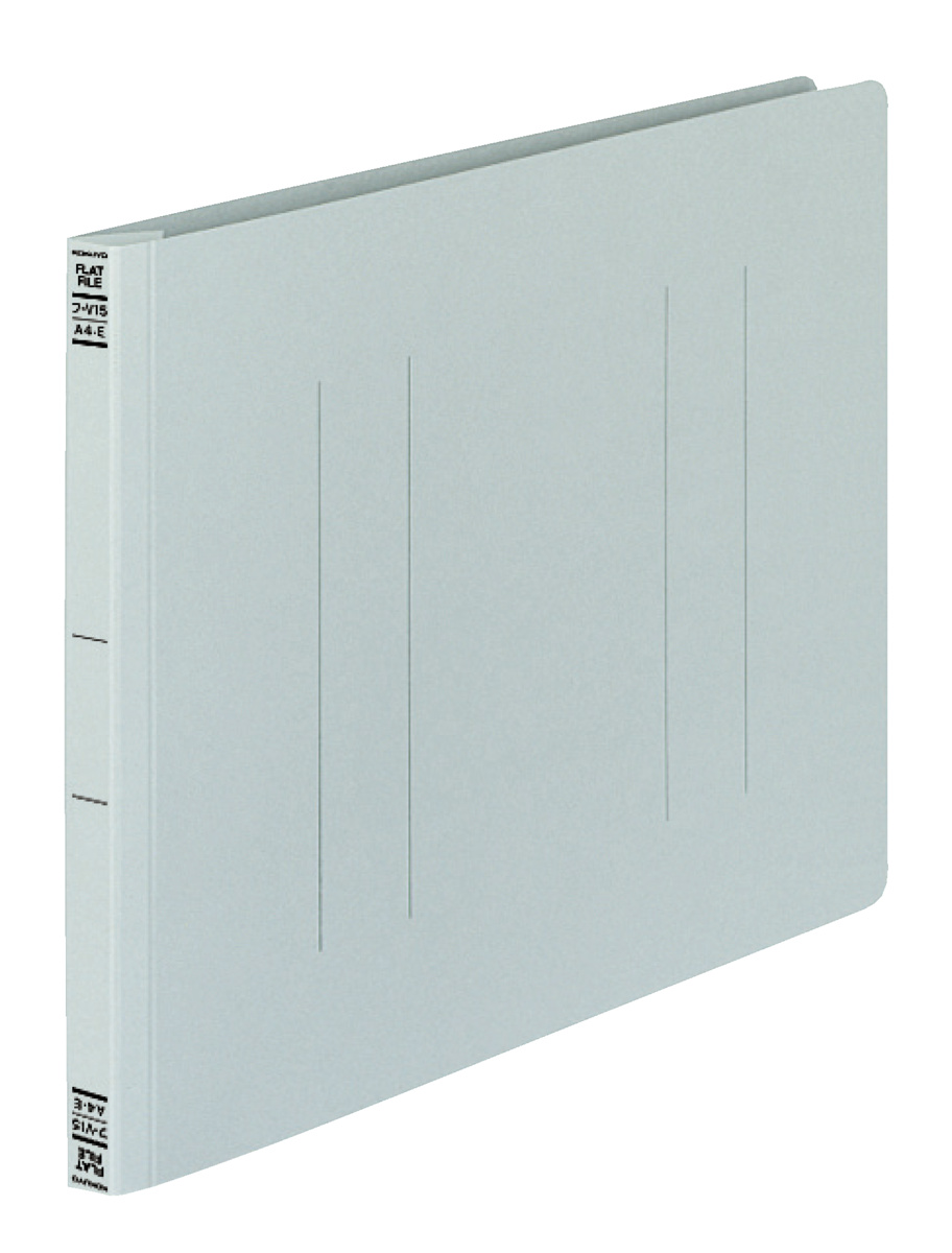 フラットファイルV樹脂製とじ具A4横 15mmとじ 緑｜文具｜コクヨ
