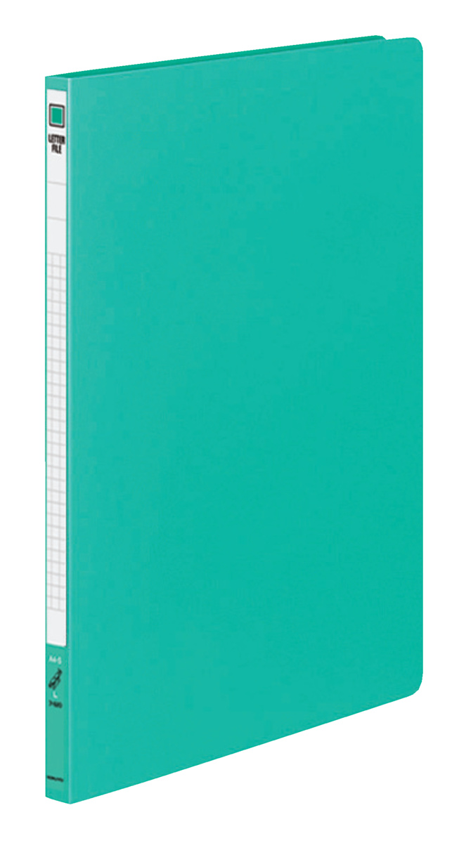 レターファイルPPシート表紙A4縦 12mmとじ2穴青｜文具｜コクヨ