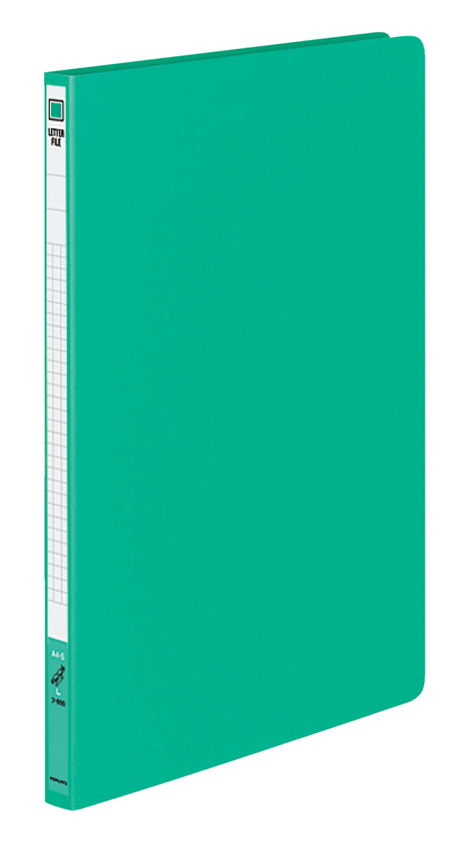 レターファイル色厚板紙表紙A4横 12mmとじ2穴青｜文具｜コクヨ