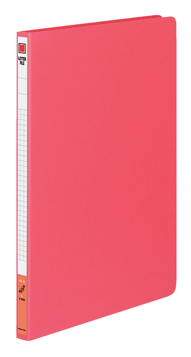 レターファイル色厚板紙表紙A4横 12mmとじ2穴青｜文具｜コクヨ