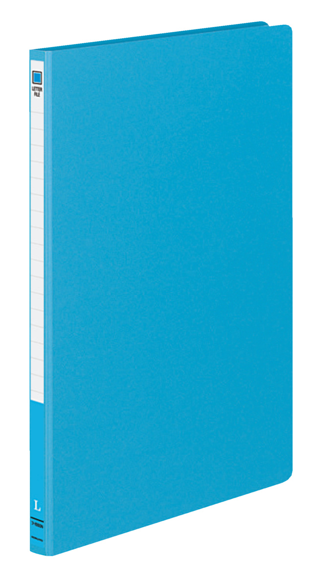 レターファイルMタイプA4縦 12mmとじ2穴 青｜文具｜コクヨ