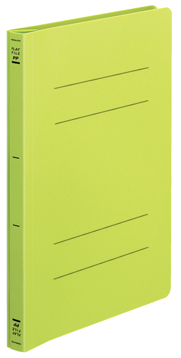 フラットファイルPP A4横 15mmとじ 2穴 青｜文具｜コクヨ