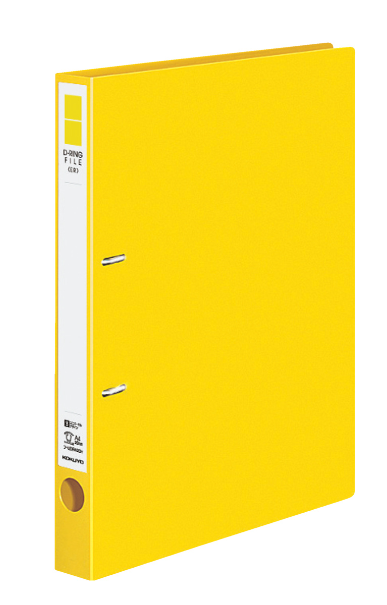 Dリングファイル A4-S 2穴 200枚収容 赤｜文具｜コクヨ