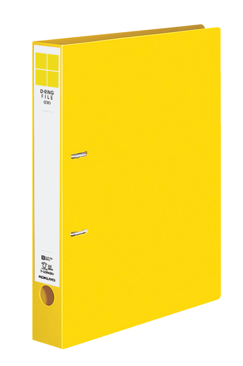 Dリングファイル A4-S 2穴 200枚収容 赤｜文具｜コクヨ