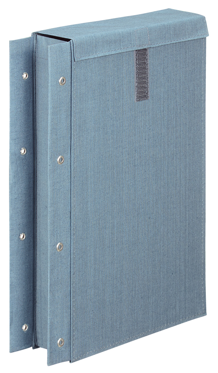 布製図面袋 面ファスナー式 A4内寸 4穴 穴径4mm｜文具｜コクヨ