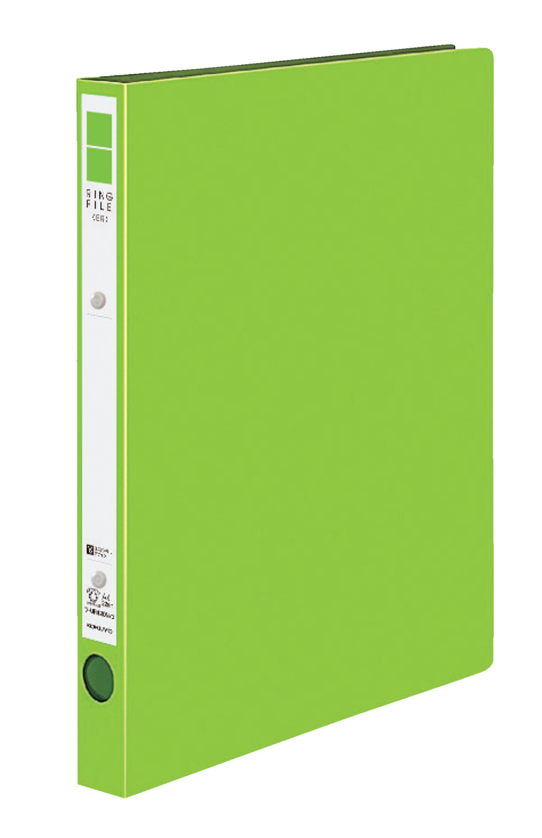 アンドロA4サイズです。 PP表紙リングファイル A4-S 2穴 170枚収容 赤｜文具｜コクヨ