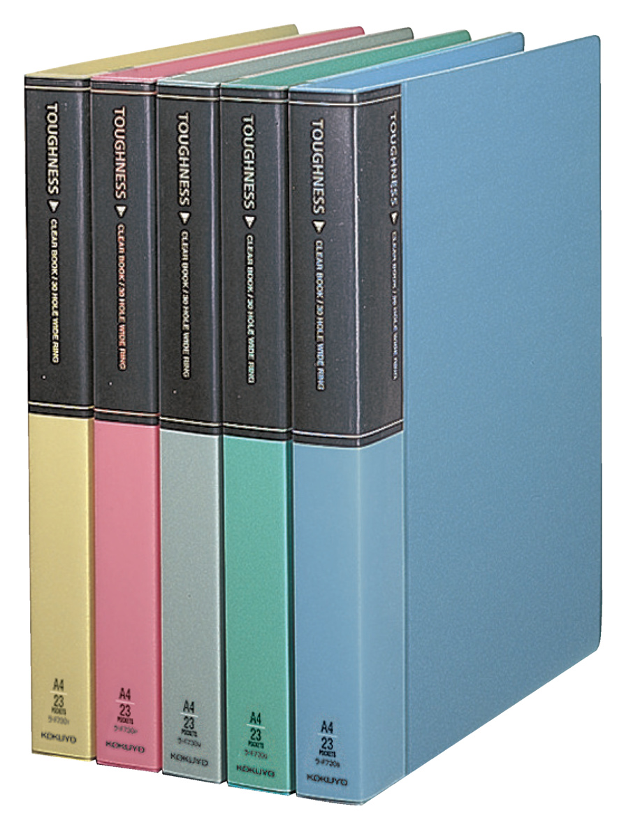 クリヤーブック替紙式A4縦 30穴23枚ポケットピンク｜文具｜コクヨ