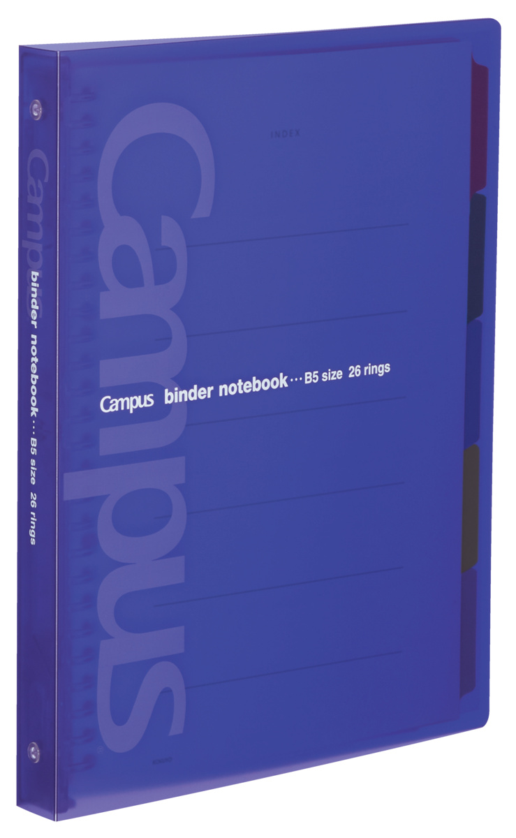 キャンパス スリムタイプスライドバインダー B5-S 26穴 100枚収容