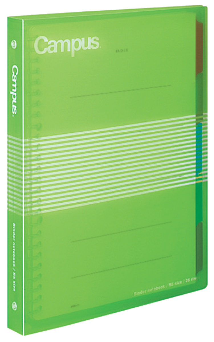 Y様　ペイン キャンパス スリムタイプスライドバインダー B5-S 26穴 100枚収容