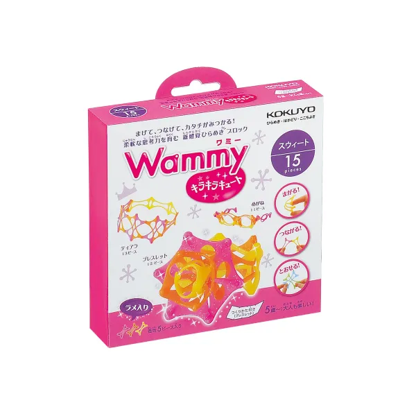 コクヨ ワミー(キラキラキュート)スウィート ラメ入り 15ピース入りの商品画像