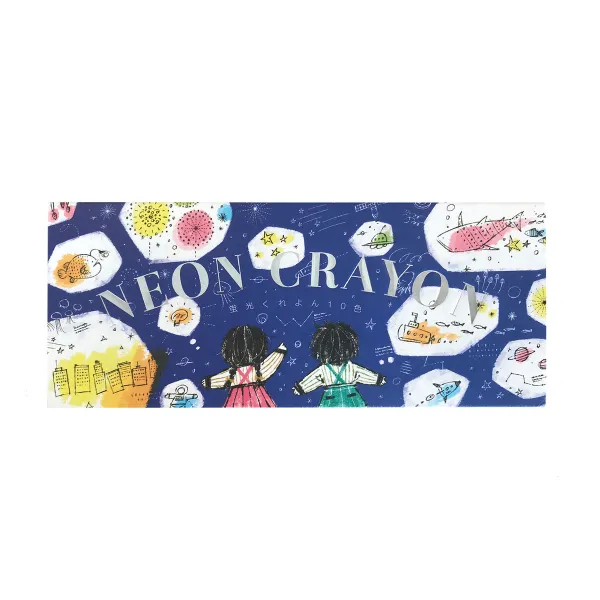 コクヨ 蛍光くれよん１０色の商品画像