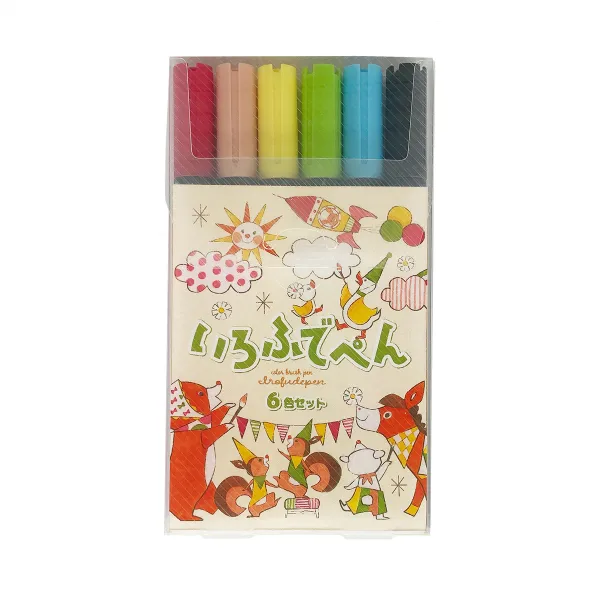 コクヨ いろふでぺん６色セットの商品画像