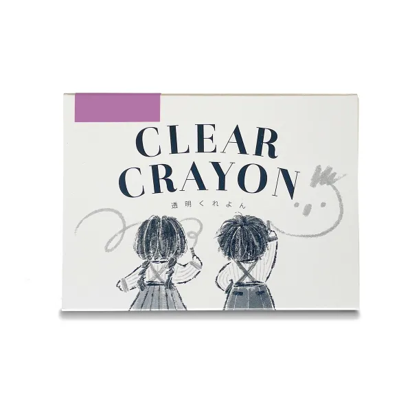 コクヨ 透明くれよん５本 むらさきの商品画像