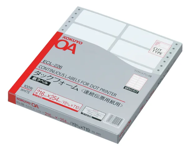 コクヨ タックフォーム8.5／10ｘ1012片100枚の商品画像