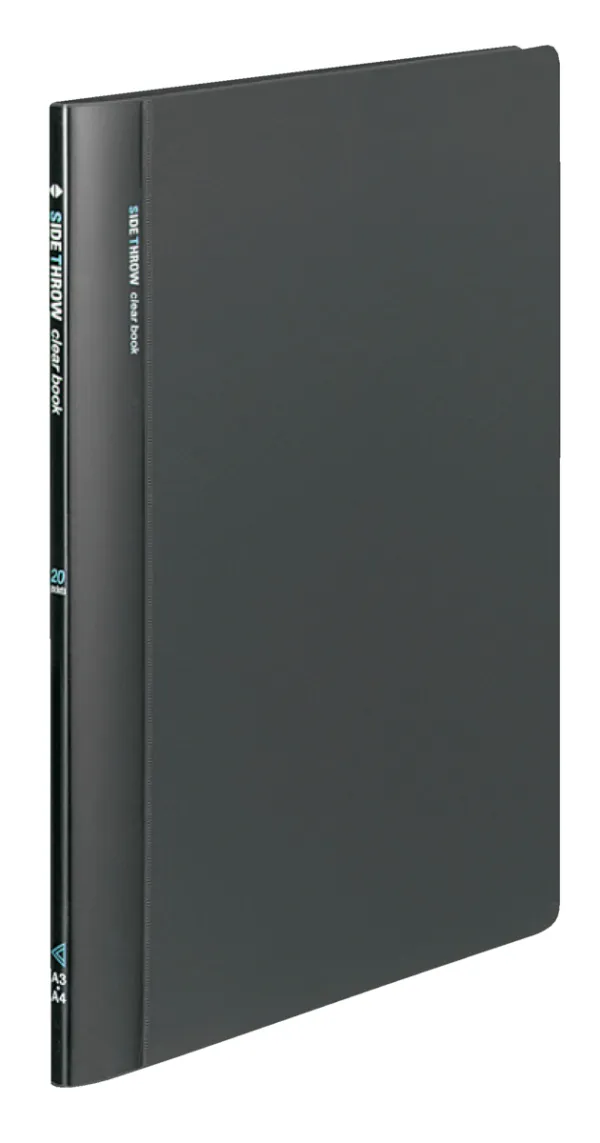 コクヨ サイドスロークリヤーブック固定式 A4-S 10枚,20ポケット ダークグレーの商品画像