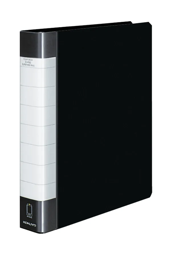 コクヨ クリヤーブック 替紙式A4縦30穴32mm50枚ポケット黒の商品画像