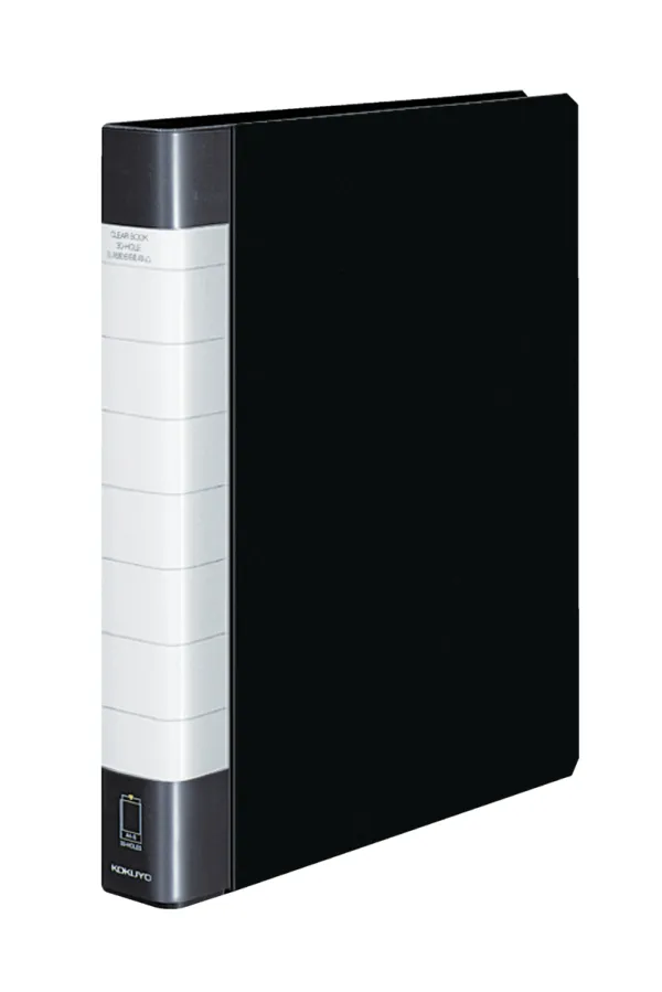 コクヨ クリヤーブック 替紙式A4縦30穴23mm30枚ポケット黒の商品画像