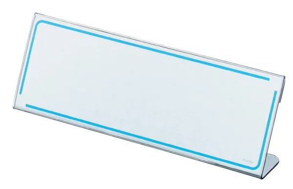 コクヨ カード立てＬ型再生ＰＥＴ板厚さ1.0寸法61ｘ180の商品画像