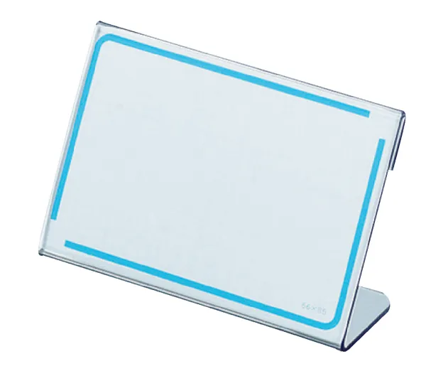 コクヨ カード立てＬ型再生ＰＥＴ板厚さ1.0寸法56ｘ85の商品画像