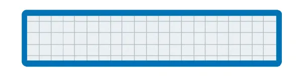 コクヨ マグネット見出し 外寸法/本体外寸法25×110×厚みt1.2 青の商品画像
