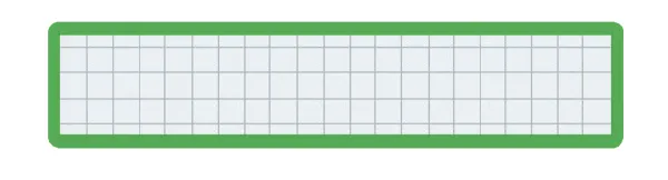 コクヨ マグネット見出し 外寸法/本体外寸法25×110×厚みt1.2 緑の商品画像