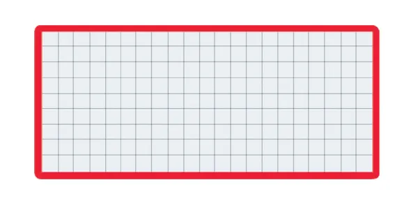 コクヨ マグネット見出し 外寸法/本体外寸法50×110×厚みt1.2 赤の商品画像